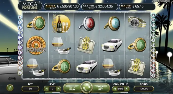 Mega Fortune at Casino Brango